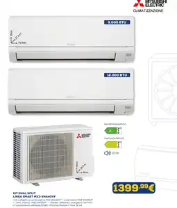 Euronics KIT DUAL SPLIT LINEA SMART MXZ-2HA40VF offerta