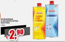 Il Gigante Acquaragia o Diluente Nitro Rhutten offerta