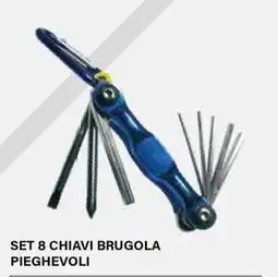 Il Gigante Set 8 chiavi brugola pieghevoli offerta