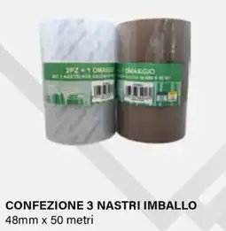 Il Gigante Confezione 3 nastri imballo offerta