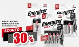 Il Gigante Pile Alkaline Energizer Max offerta