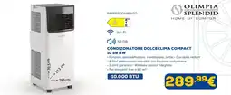 Euronics CONDIZIONATORE DOLCECLIMA COMPACT 10 SB NW offerta