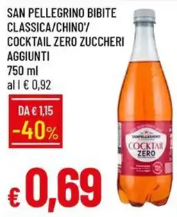 IperFamila San Pellegrino Cocktail Zero offerta
