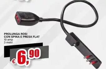 PROLUNGA ROSI CON SPINA E PRESA FLAT