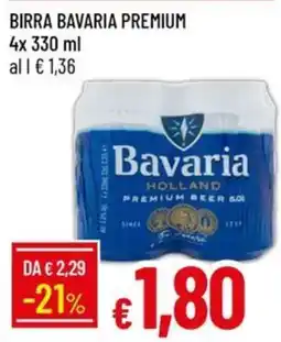 IperFamila Birra Bavaria Premium offerta