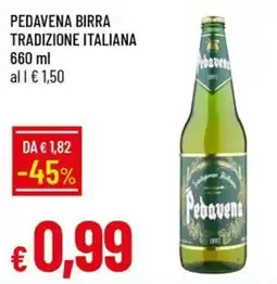 IperFamila PEDAVENA BIRRA TRADIZIONE ITALIANA offerta