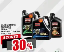Il Gigante Olio motore arexons per auto benzina o diesel offerta