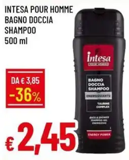 IperFamila Intesa Pour Homme Bagno Doccia Shampoo offerta