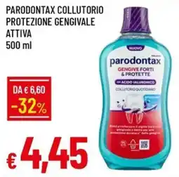 IperFamila parodontax collutorio protezione gengivale attiva offerta