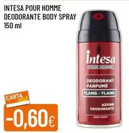IperFamila Intesa Pour Homme Deodorante Body Spray offerta
