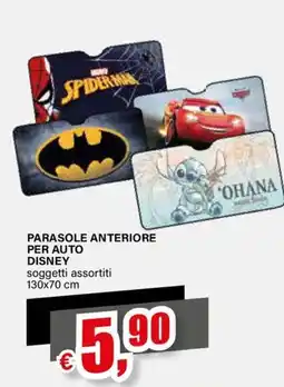 Il Gigante PARASOLE ANTERIORE PER AUTO DISNEY offerta