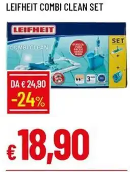IperFamila LEIFHEIT COMBI CLEAN SET offerta