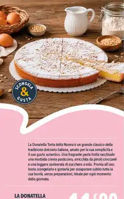 Deco Superfreddo La Donatella Torta della Nonna offerta