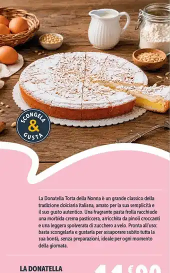 Deco Superfreddo La Donatella Torta della Nonna offerta