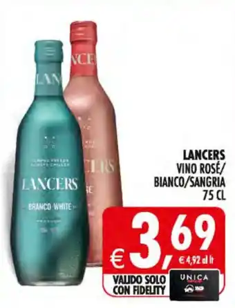 Deco Maxistore LANCERS VINO ROSÉ/BIANCO/SANGRIA offerta