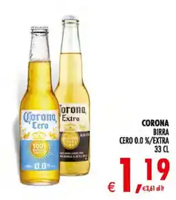 Deco Maxistore Corona Birra Cero 0.0%/Extra offerta