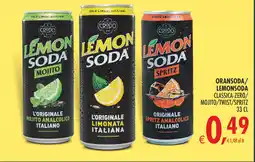 Deco Maxistore Oransoda/ lemonsoda classica-zero/ mojito/twist/spritz offerta