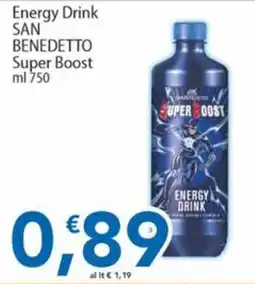 Sidis Energy Drink SAN BENEDETTO Super Boost offerta