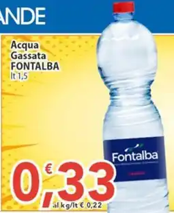 Sidis Acqua Gassata FONTALBA offerta