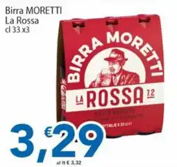 Sidis Birra MORETTI La Rossa offerta