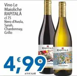Sidis Vino Le Maioliche RAPITALÀ offerta