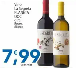Sidis Vino La Segreta PLANETA offerta