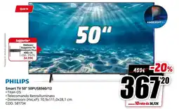 MediaWorld PHILIPS Smart TV 50" 50PUS8560/12 offerta