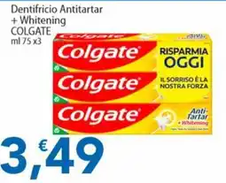 Sidis Dentifricio Antitartar + Whitening COLGATE offerta