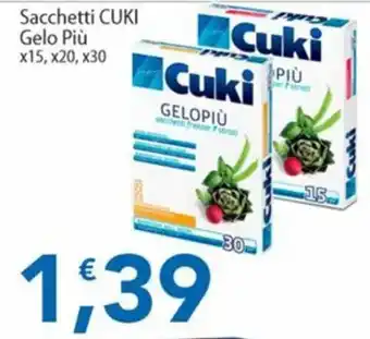 Sidis Sacchetti CUKI Gelo Più offerta