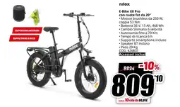 MediaWorld E-Bike X8 Pro nilox offerta