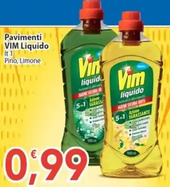 Sidis Pavimenti VIM Liquido offerta