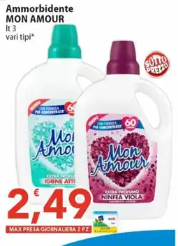 Sidis Ammorbidente MON AMOUR offerta