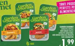 Deco Maxistore Garden gourmet cotoletta sottile/ mini burger zucca/ cotolette cavolfiore/ mini burger broccoli/nuggets offerta