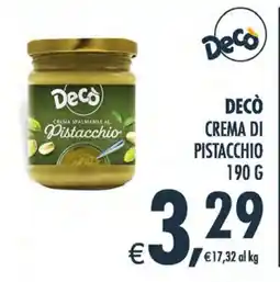 Deco Maxistore Decò Crema di Pistacchio offerta