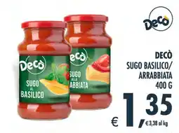 Deco Maxistore Decò Sugo al Basilico offerta