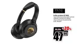 MediaWorld Cuffie wireless BT 8000 PEAQ offerta