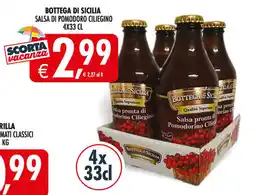 Deco Maxistore BOTTEGA DI SICILIA SALSA DI POMODORO CILIEGINO offerta