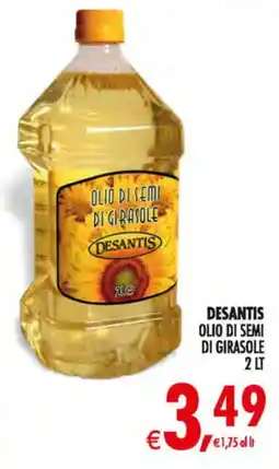Deco Maxistore DESANTIS OLIO DI SEMI DI GIRASOLE offerta