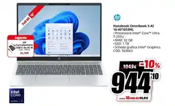 MediaWorld Notebook Omnibook 5 AI offerta