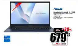 MediaWorld ASUS Vivobook offerta