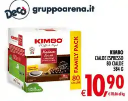 Deco Maxistore Kimbo Cialde Espresso offerta