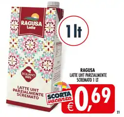 Deco Maxistore RAGUSA Latte UHT Parzialmente Scremato offerta