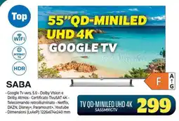 Gaer SABA TV QD-MINILED UHD 4K offerta