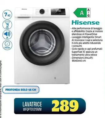 Lavatrice Hisense