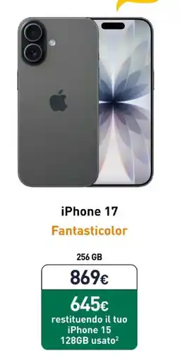 Unieuro iPhone 17 Fantasticolor offerta