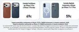 Unieuro Custodia TechWoven per iPhone 17 Pro e iPhone 17 Pro Max offerta