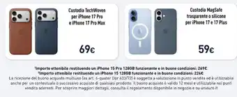 Custodia TechWoven per iPhone 17 Pro e iPhone 17 Pro Max