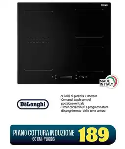 Gaer Piano cottura induzione DeLonghi offerta