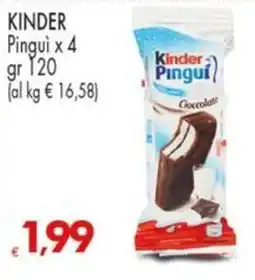Despar Kinder Pinguì offerta
