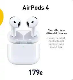 Unieuro AirPods 4 offerta